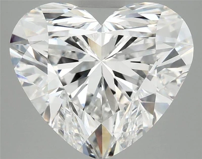6.04ct E VVS2 Rare Carat Ideal Cut Heart Lab Grown Diamond