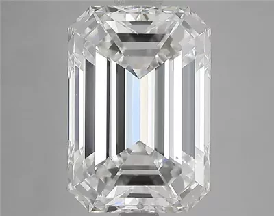 5.20ct G VS2 Rare Carat Ideal Cut Emerald Diamond