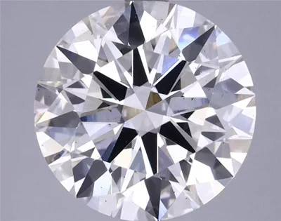 3.41ct G SI1 Rare Carat Ideal Cut Round Lab Grown Diamond