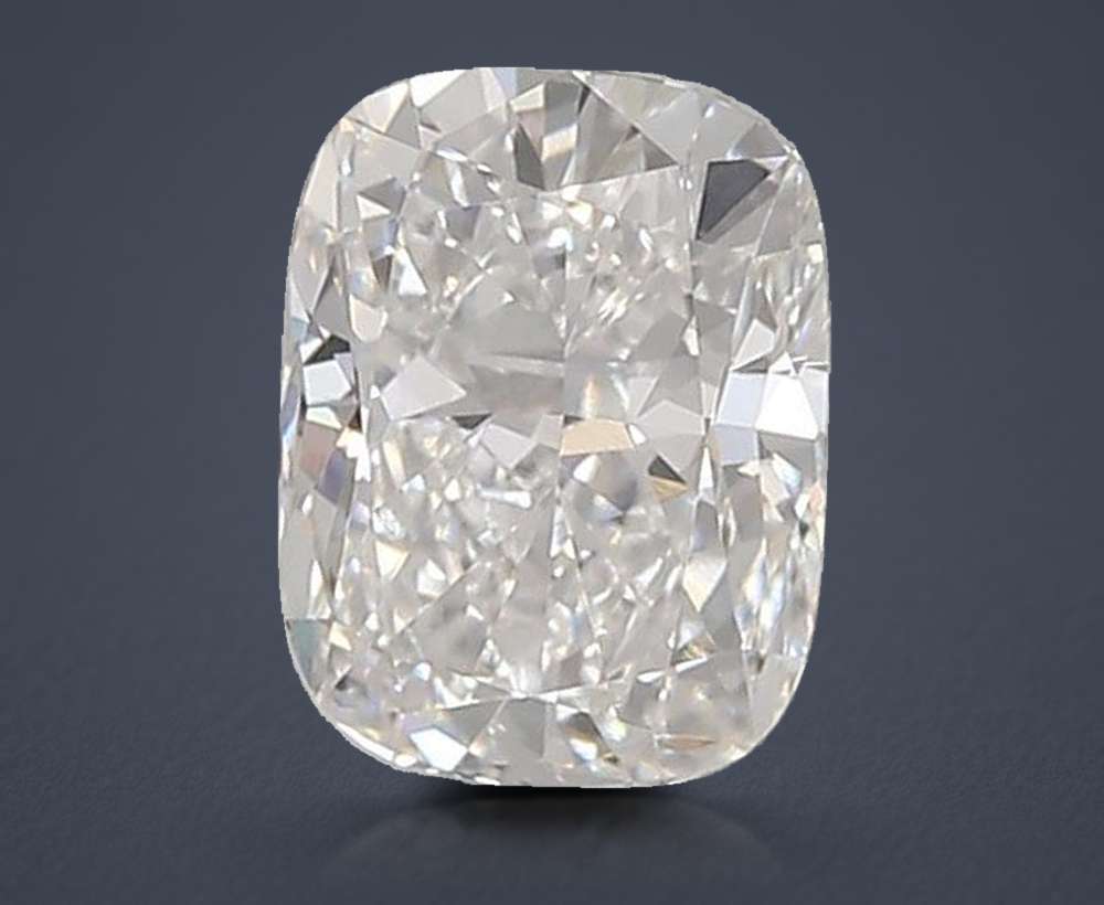 0.97ct D VVS2 Rare Carat Ideal Cut Cushion Lab Grown Diamond