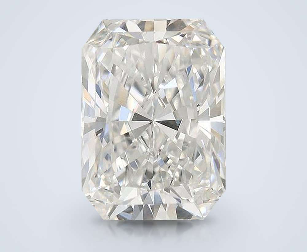 4.58ct F VS1 Rare Carat Ideal Cut Radiant Lab Grown Diamond