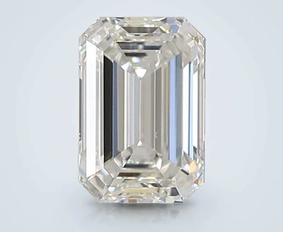 1.52ct F VS2 Rare Carat Ideal Cut Emerald Lab Grown Diamond