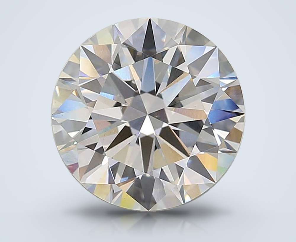4.51ct F VS1 Rare Carat Ideal Cut Round Lab Grown Diamond