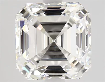2.59ct G VVS2 Rare Carat Ideal Cut Asscher Diamond