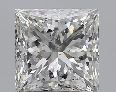 2.01ct I SI2 Rare Carat Ideal Cut Princess Diamond