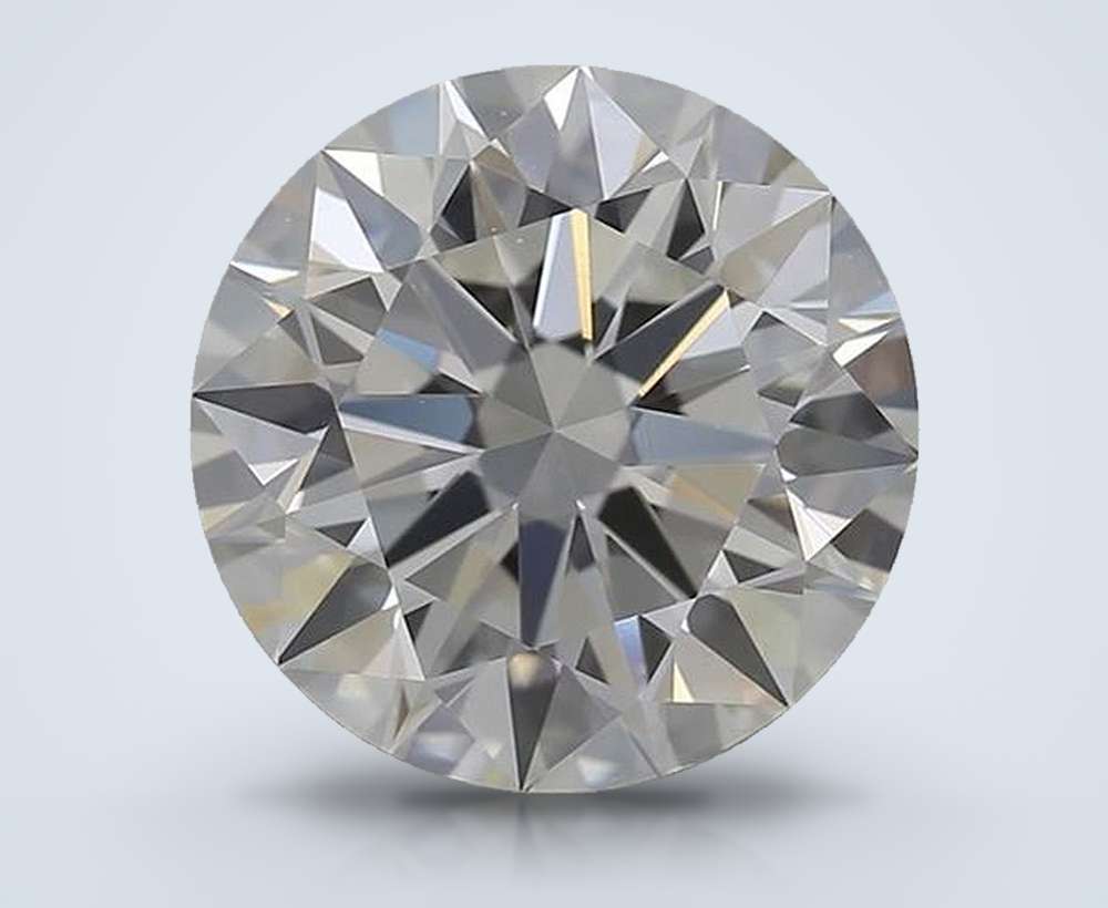 2.01ct I VS2 Rare Carat Ideal Cut Round Diamond
