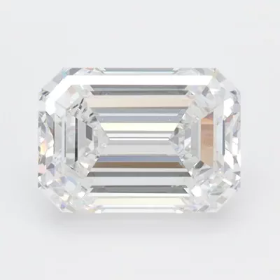 1.55ct D VS1 Excellent Cut Emerald Lab Grown Diamond