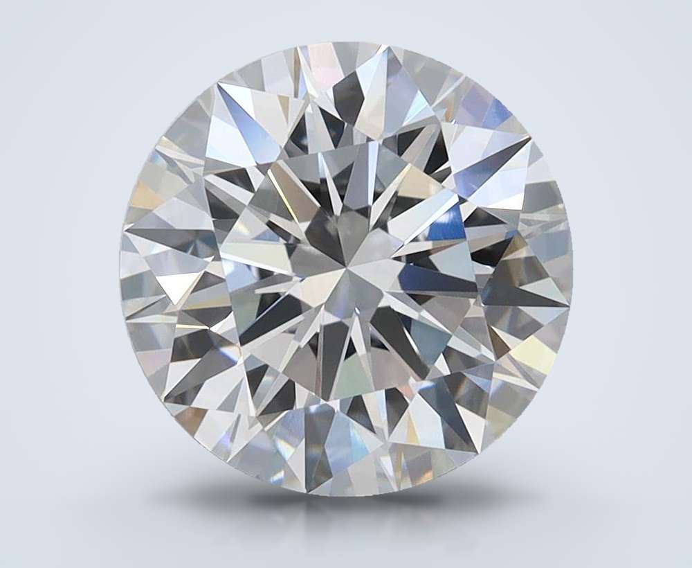 3.01ct F VVS1 Rare Carat Ideal Cut Round Lab Grown Diamond