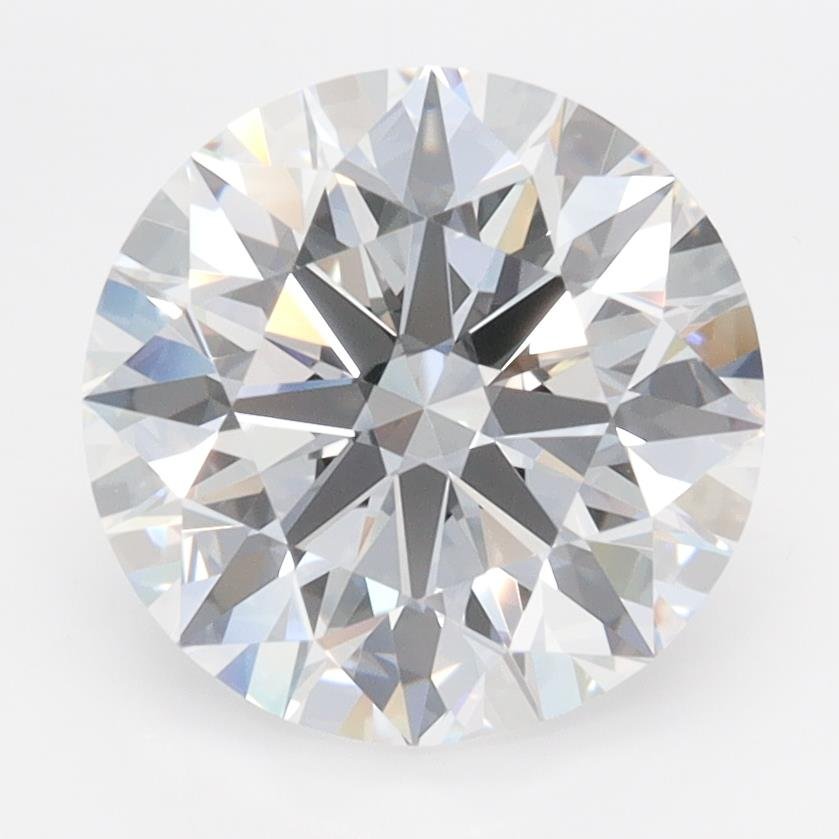 3.09ct D IF Rare Carat Ideal Cut Round Lab Grown Diamond