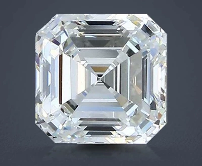 1.51ct H VS1 Rare Carat Ideal Cut Asscher Diamond
