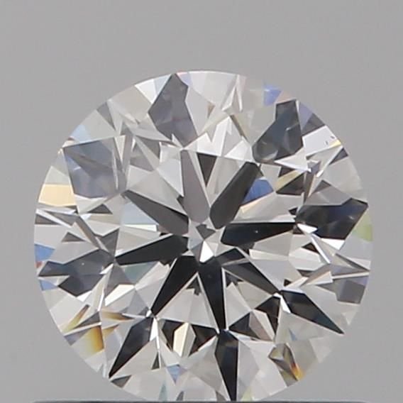 0.59ct F SI1 Rare Carat Ideal Cut Round Diamond