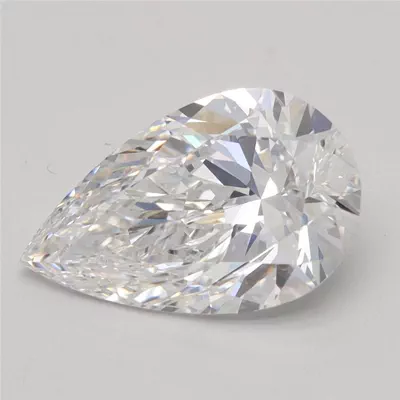 2.23ct E VVS2 Rare Carat Ideal Cut Pear Lab Grown Diamond