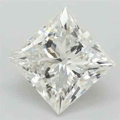 1.54ct E VVS2 Rare Carat Ideal Cut Princess Lab Grown Diamond