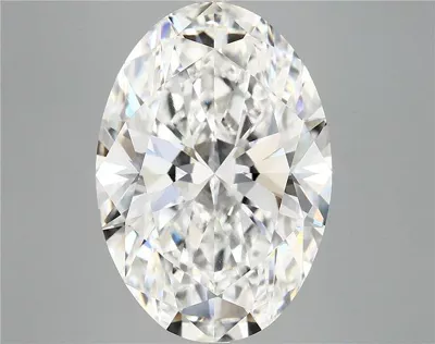 10.04ct F VVS2 Rare Carat Ideal Cut Oval Lab Grown Diamond