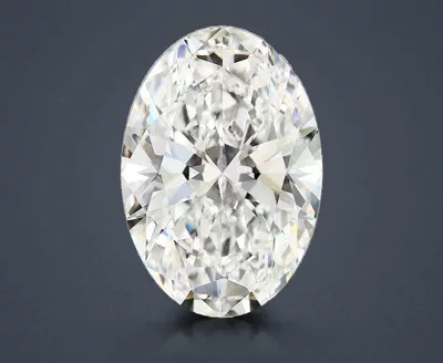 10.04ct F VVS2 Rare Carat Ideal Cut Oval Lab Grown Diamond