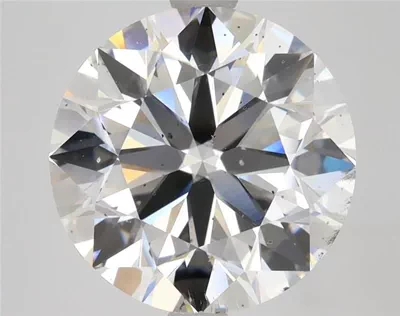 5.01ct F SI1 Rare Carat Ideal Cut Round Lab Grown Diamond