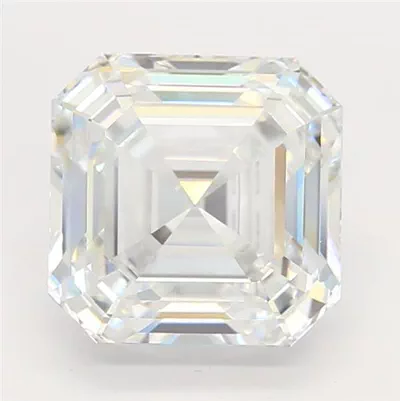 3.14ct D VVS2 Rare Carat Ideal Cut Asscher Lab Grown Diamond