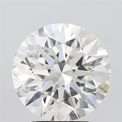 3.70ct J SI1 Rare Carat Ideal Cut Round Diamond