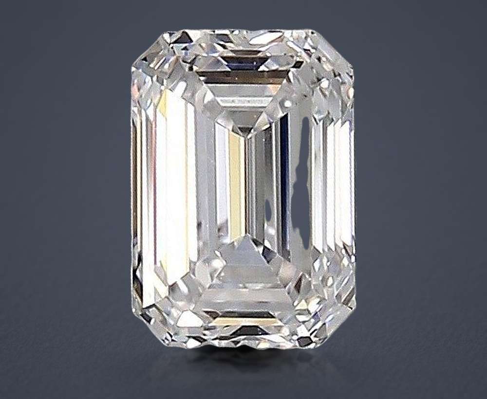 1.00ct D VS1 Rare Carat Ideal Cut Emerald Diamond