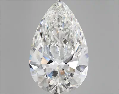 12.11ct F VVS2 Rare Carat Ideal Cut Pear Lab Grown Diamond