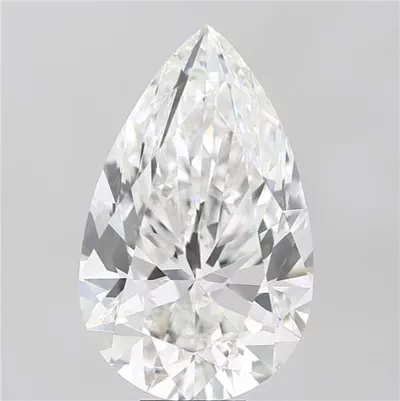 10.32ct F VVS2 Rare Carat Ideal Cut Pear Lab Grown Diamond