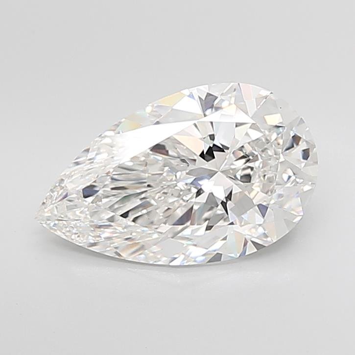4.50ct F VS1 Rare Carat Ideal Cut Pear Lab Grown Diamond