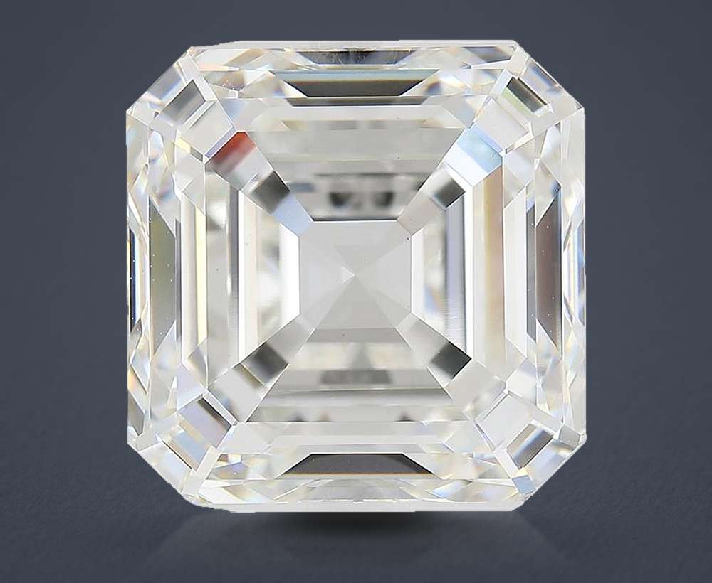 11.12ct F VVS2 Rare Carat Ideal Cut Asscher Lab Grown Diamond