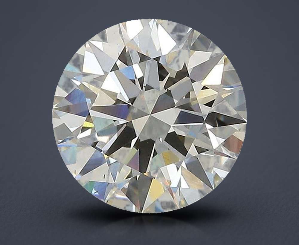 3.00ct J VS1 Excellent Cut Round Lab Grown Diamond