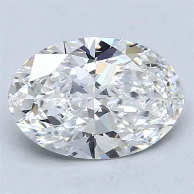 1.55ct E VVS2 Rare Carat Ideal Cut Oval Lab Grown Diamond