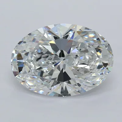 2.01ct D VVS1 Rare Carat Ideal Cut Oval Lab Grown Diamond