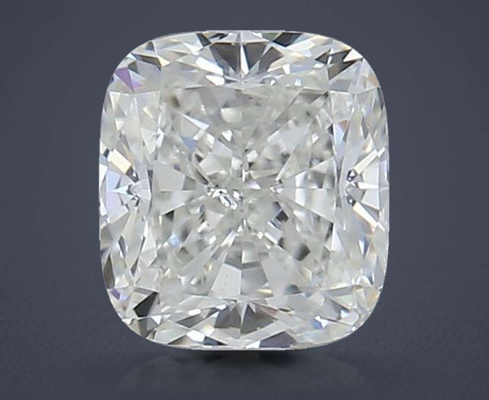 0.63ct H SI2 Rare Carat Ideal Cut Cushion Diamond