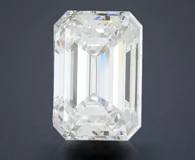 10.40ct G VVS2 Rare Carat Ideal Cut Emerald Diamond
