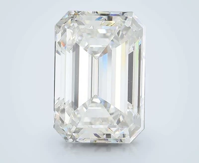 10.40ct G VVS2 Rare Carat Ideal Cut Emerald Diamond