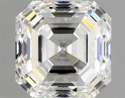 1.01ct I VVS2 Rare Carat Ideal Cut Asscher Diamond