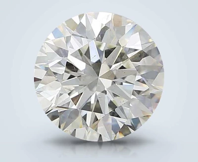 4.04ct I SI1 Rare Carat Ideal Cut Round Diamond