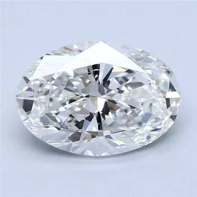 2.40ct G VS2 Rare Carat Ideal Cut Oval Diamond