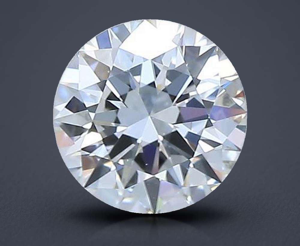 1.07ct F VS1 Rare Carat Ideal Cut Round Diamond