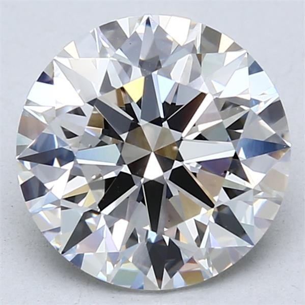 3.02ct F VS1 Rare Carat Ideal Cut Round Lab Grown Diamond
