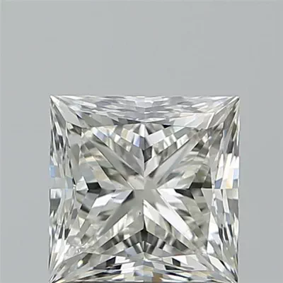 1.53ct K SI1 Rare Carat Ideal Cut Princess Diamond