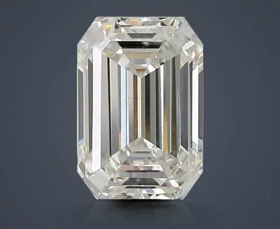 3.08ct G VVS2 Rare Carat Ideal Cut Emerald Lab Grown Diamond