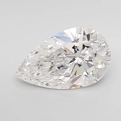 1.52ct E VVS2 Rare Carat Ideal Cut Pear Lab Grown Diamond
