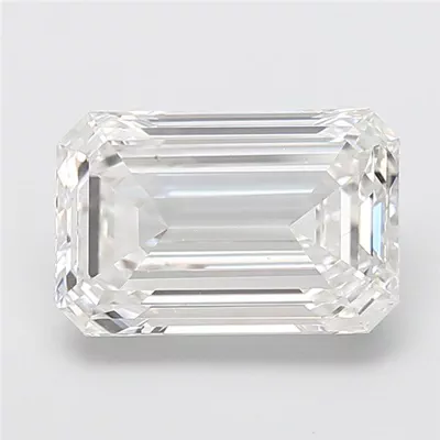 6.02ct E VS2 Rare Carat Ideal Cut Emerald Lab Grown Diamond