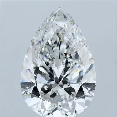 20.01ct F VVS2 Very Good Cut Pear Lab Grown Diamond