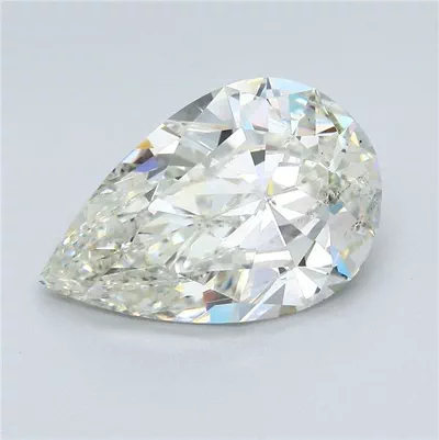 5.03ct K SI2 Very Good Cut Pear Diamond