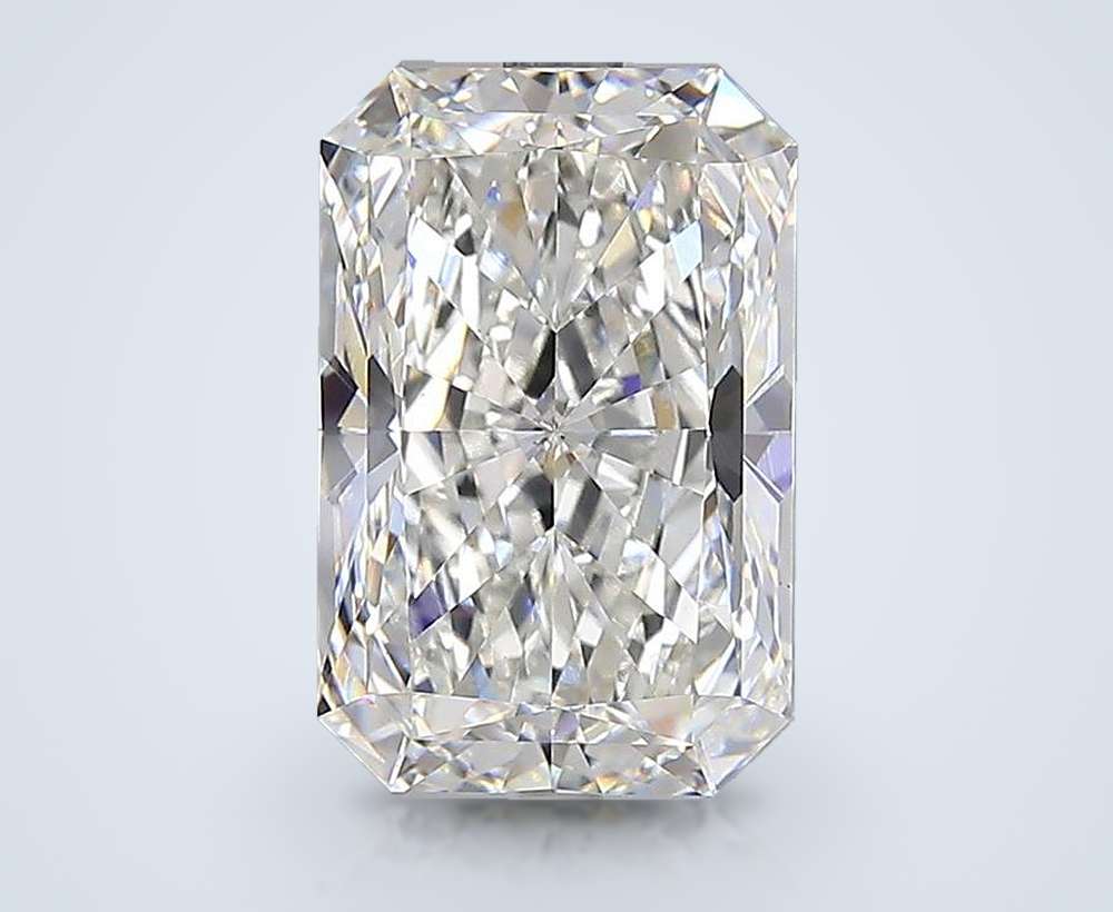 15.09ct G VVS2 Rare Carat Ideal Cut Radiant Lab Grown Diamond