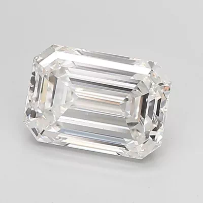 3.04ct F VS1 Rare Carat Ideal Cut Emerald Lab Grown Diamond