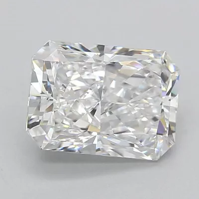 2.51ct D VVS1 Rare Carat Ideal Cut Radiant Lab Grown Diamond