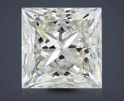 1.50ct J SI2 Very Good Cut Princess Diamond