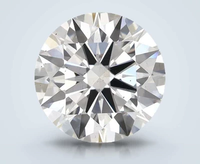 3.51ct E SI1 Rare Carat Ideal Cut Round Lab Grown Diamond