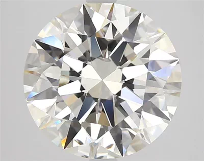 4.07ct J SI1 Rare Carat Ideal Cut Round Diamond